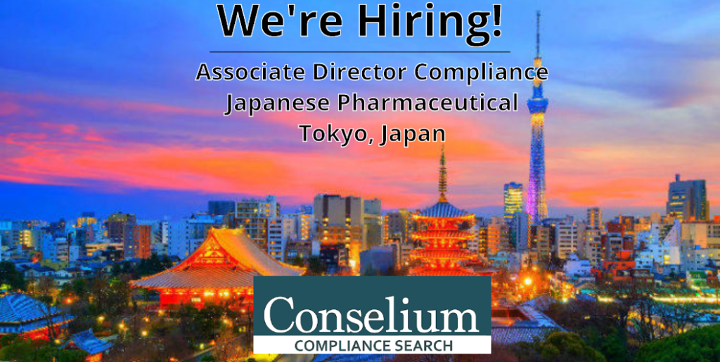 Associate Director Compliance, Pharmaceutical, Tokyo, Japan - Conselium ...